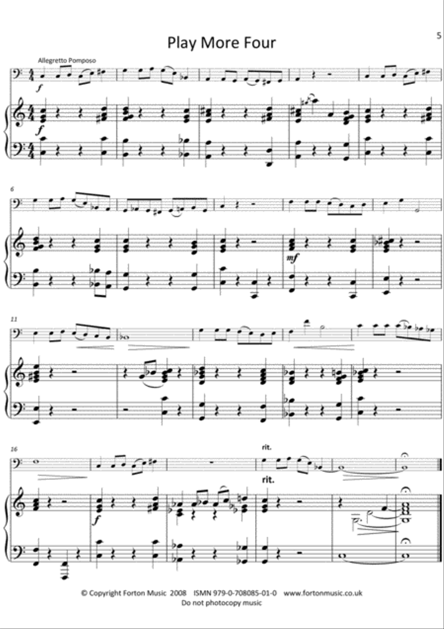 Collaborations 2 for bassoon and piano Bassoon Solo scores gallery preview page 5