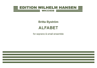 Book cover for Alfabet (Score)