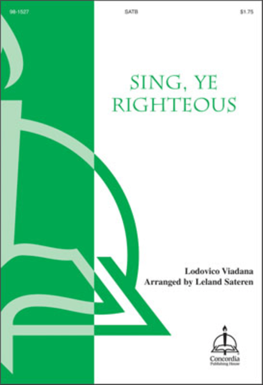 Sing, Ye Righteous / Exultate, justi 4-Part scores gallery preview page 1