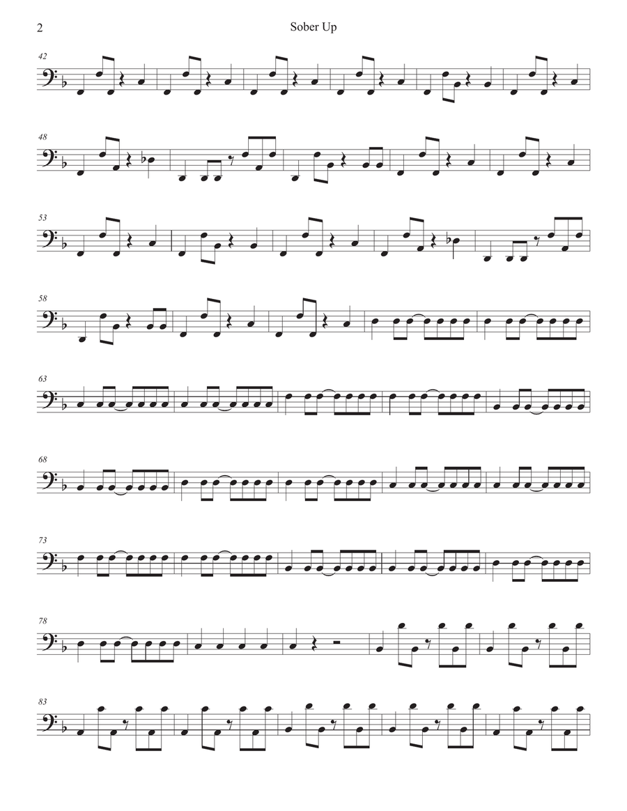 Sober Up Sober Up String Trio scores gallery preview page 2