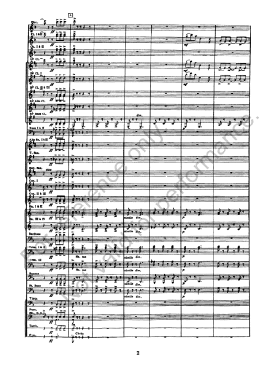 Incidental Suite Concert Band scores gallery preview page 3