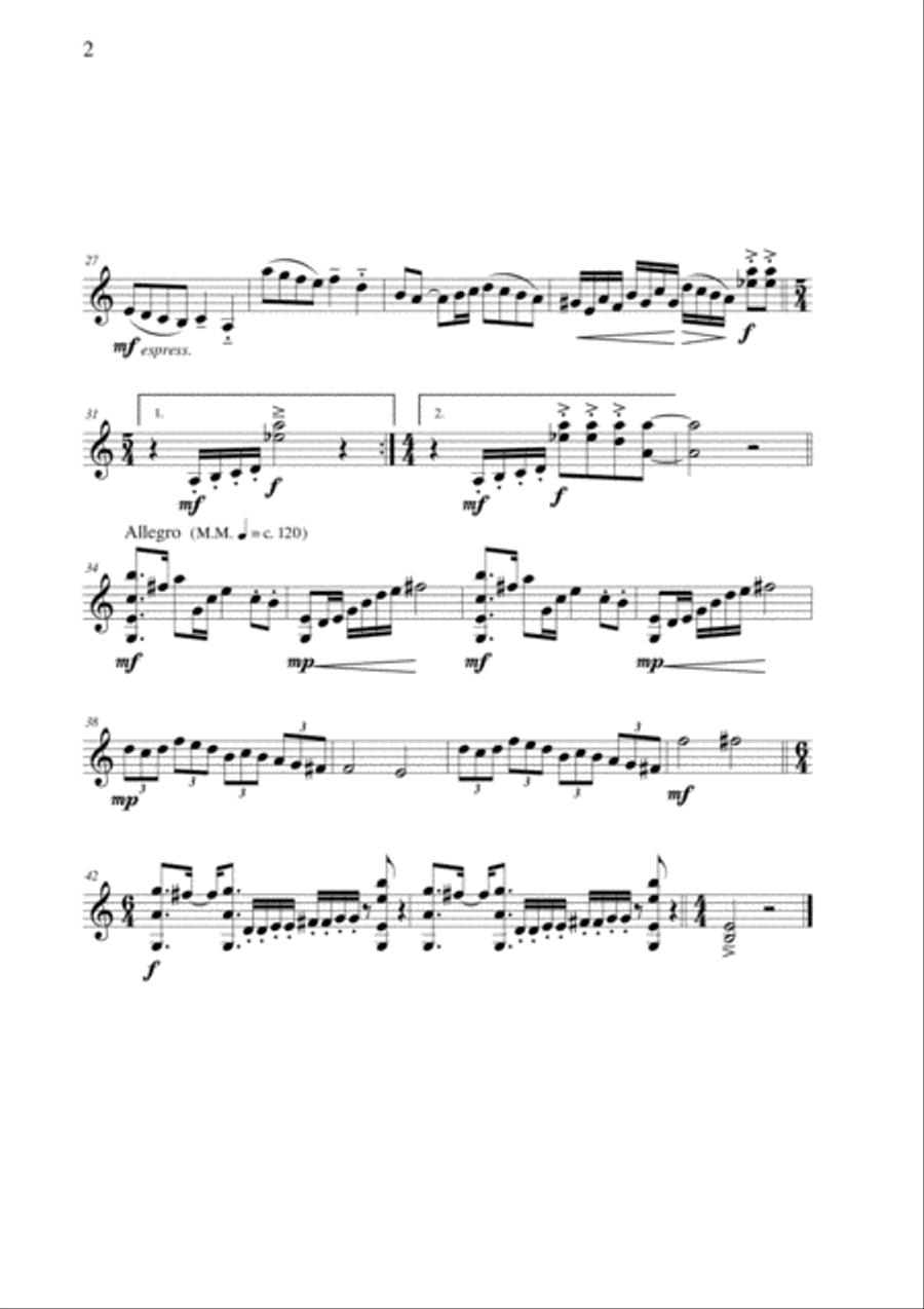 Momentos da vida Opus 24 Violin Solo scores gallery preview page 5