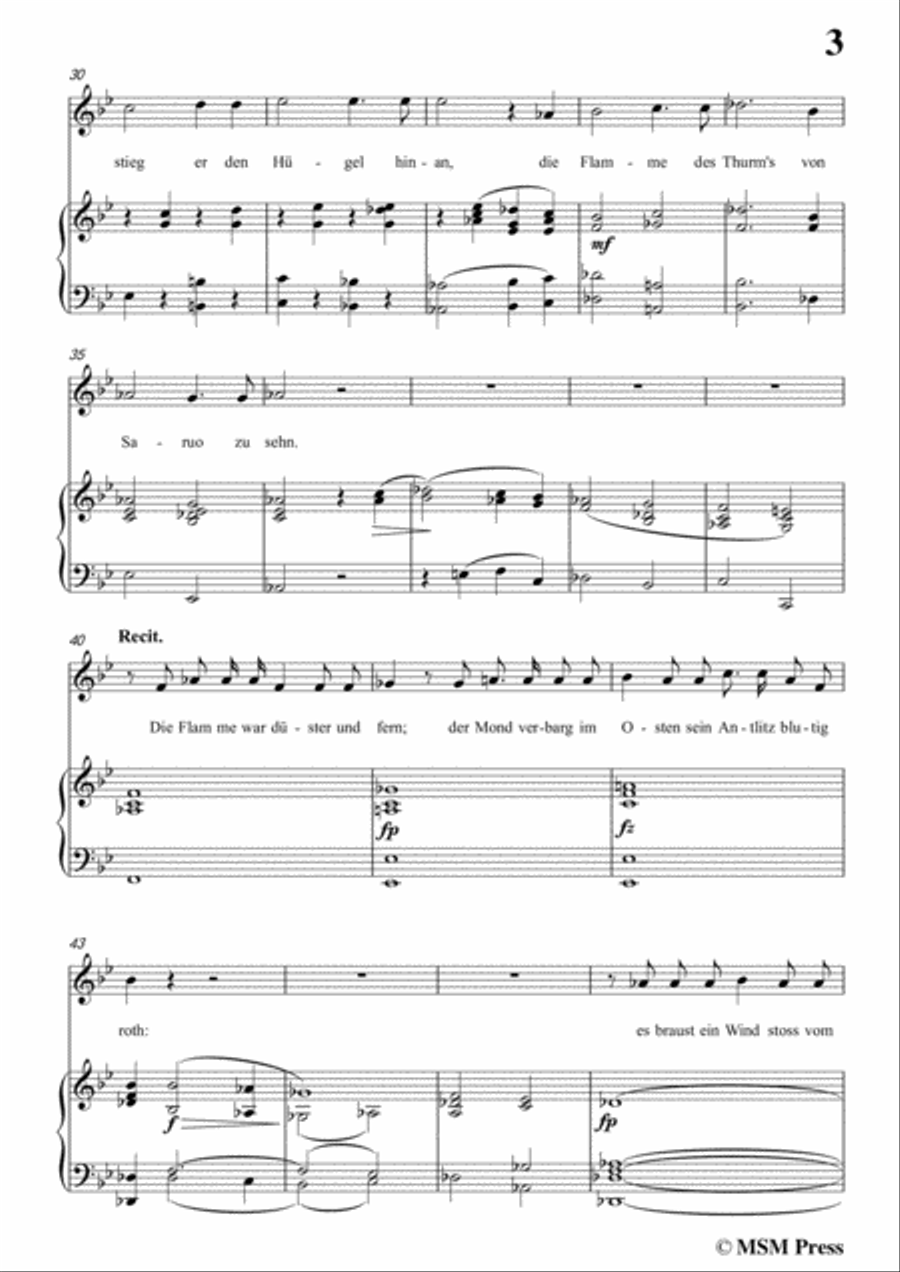 Schubert-Loda’s Gespenst,in g minor,D.150,for Voice and Piano Voice Solo scores gallery preview page 5