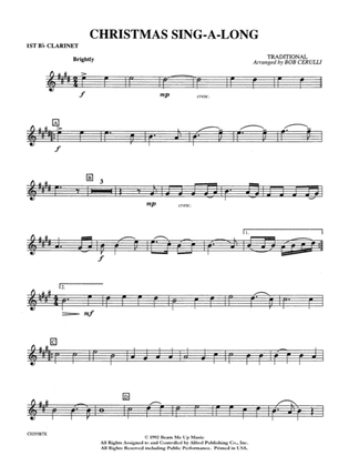 Christmas Sing-a-Long: 1st B-flat Clarinet