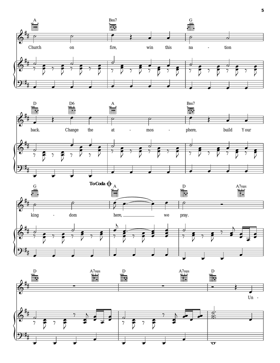 Build Your Kingdom Here Guitar scores gallery preview page 5