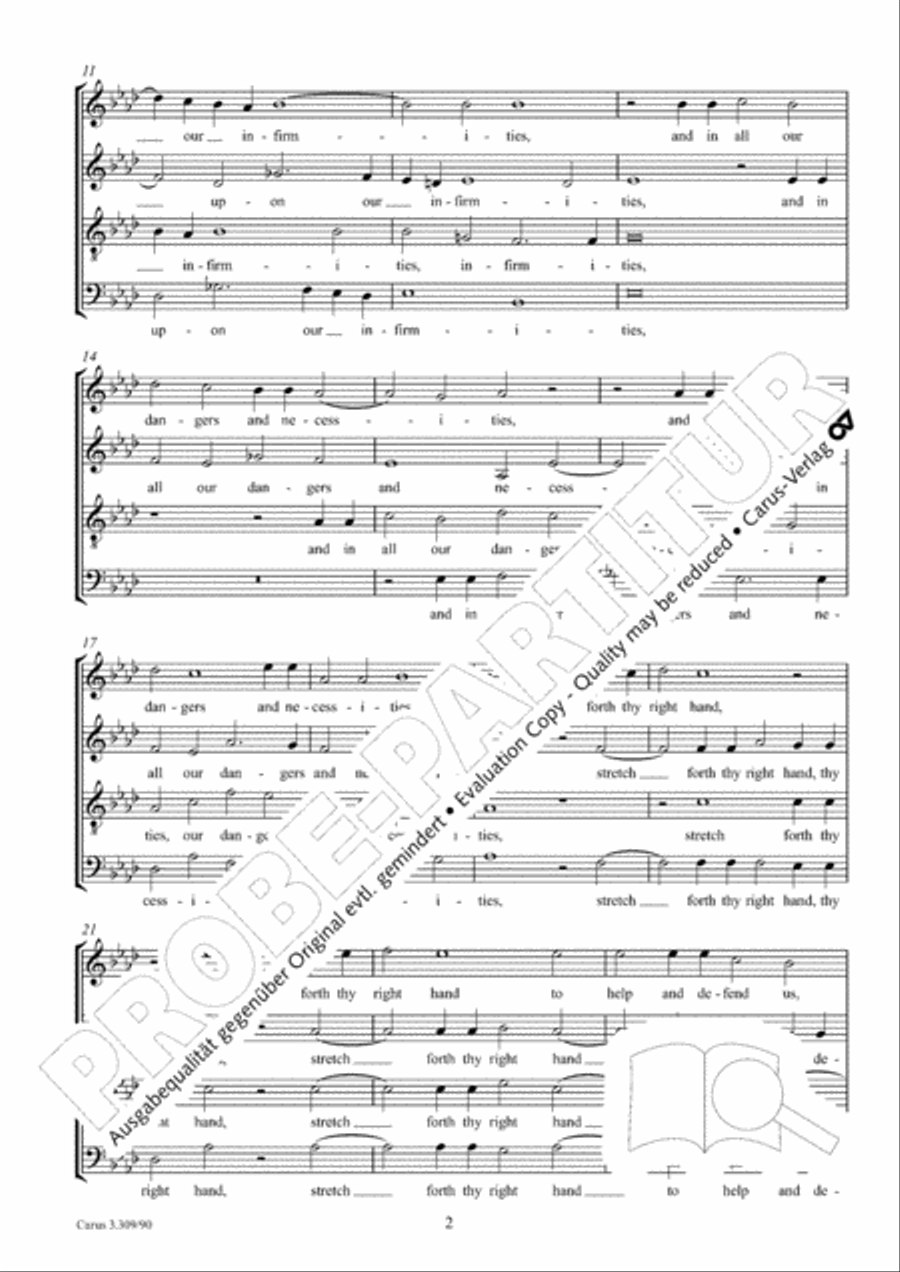 Almighty and everlasting God 4-Part scores gallery preview page 3