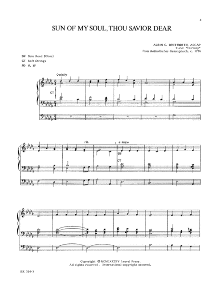 Sun Of My Soul Sun Of My Soul Organ scores gallery preview page 5