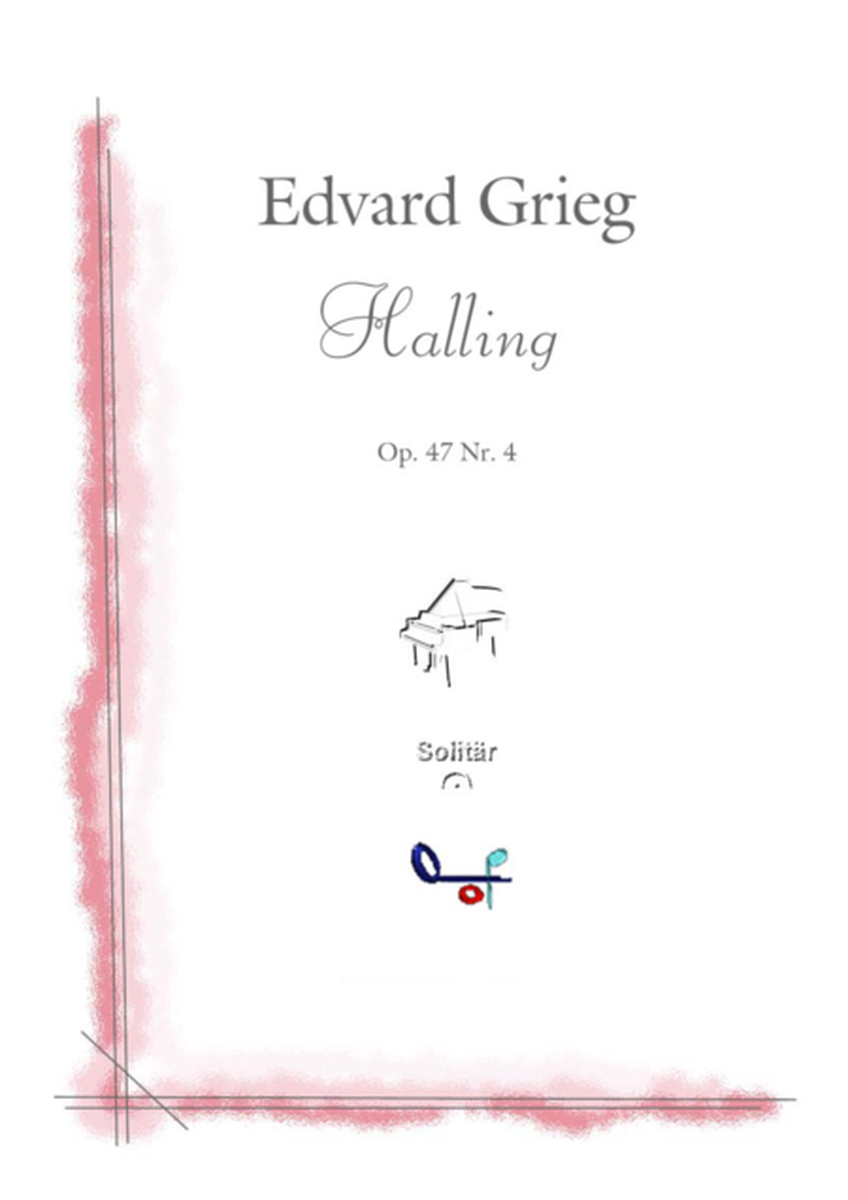 Edward Grieg-----Halling for Piano
