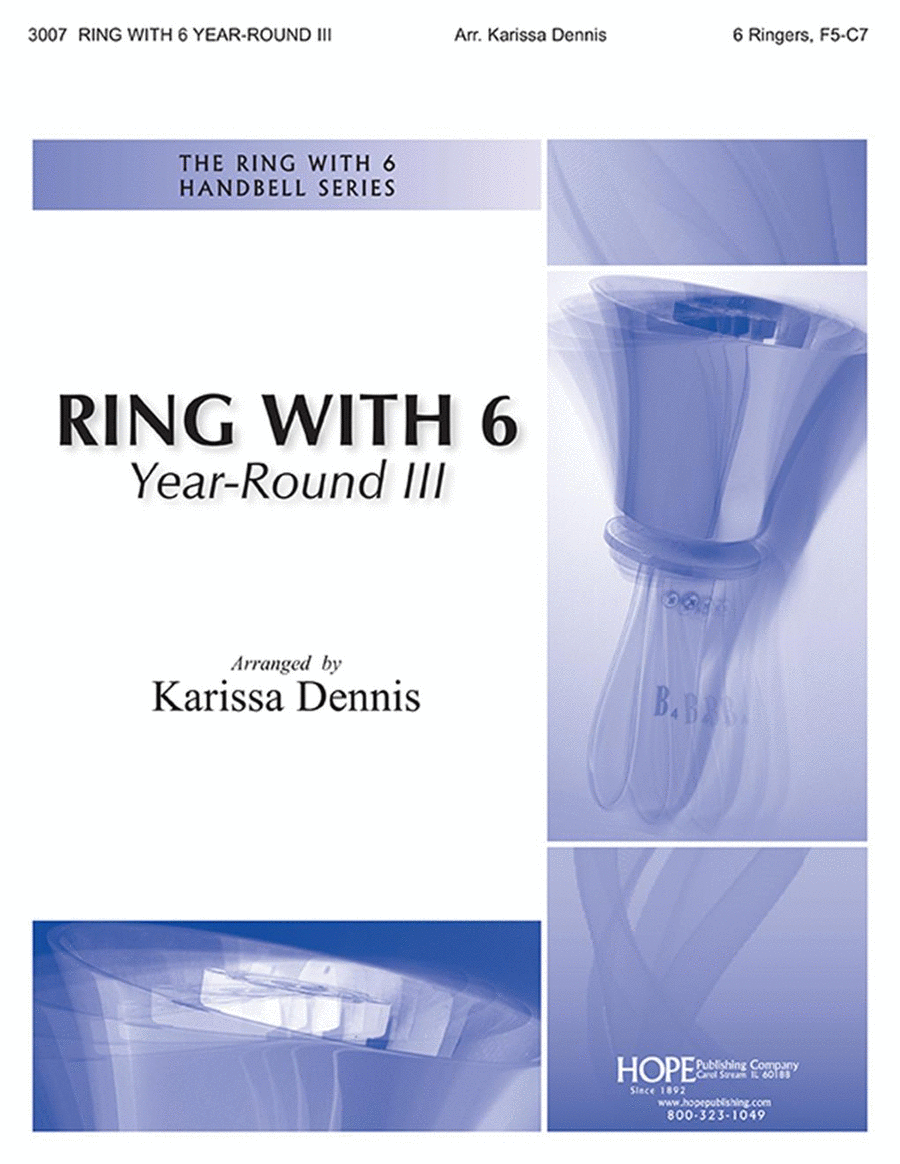 Ring With 6 Year-Round, Vol. 3 Handbell Choir scores gallery preview page 1