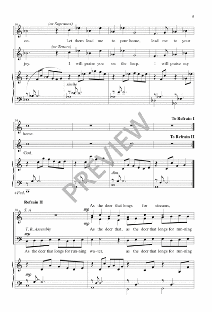 As the Deer 4-Part scores gallery preview page 4