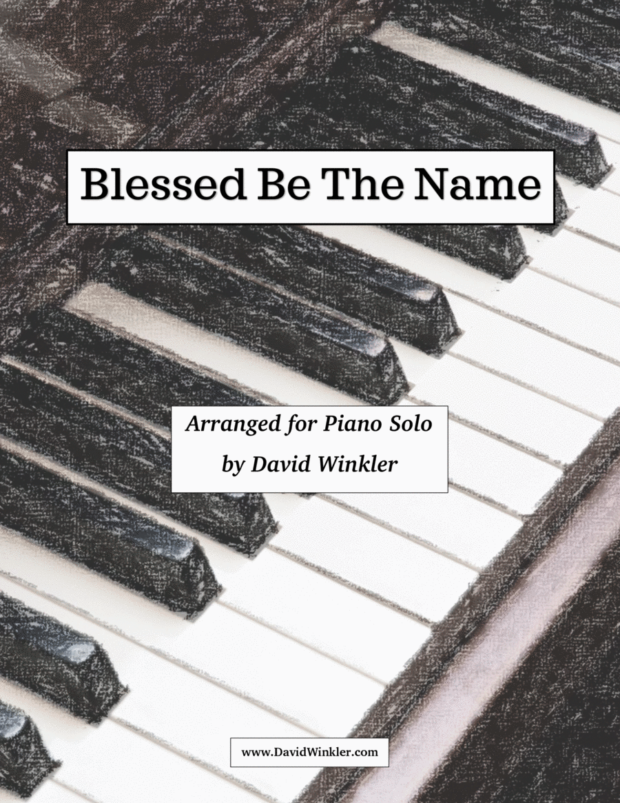 Blessed be the Name Piano Solo scores gallery preview page 1