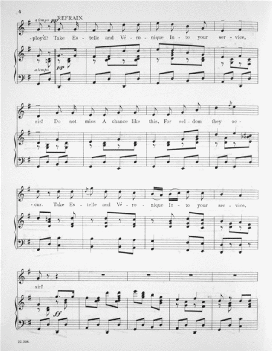 Take Estelle and Veronique Voice scores gallery preview page 4