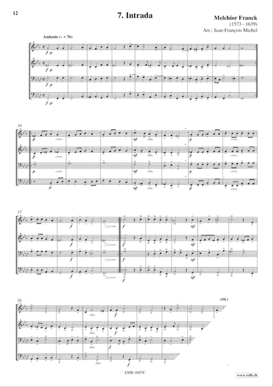 Quartet Album Brass Ensemble scores gallery preview page 9