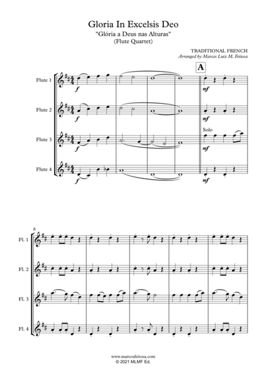 Gloria In Excelsis Deo - Flute Quartet image number null