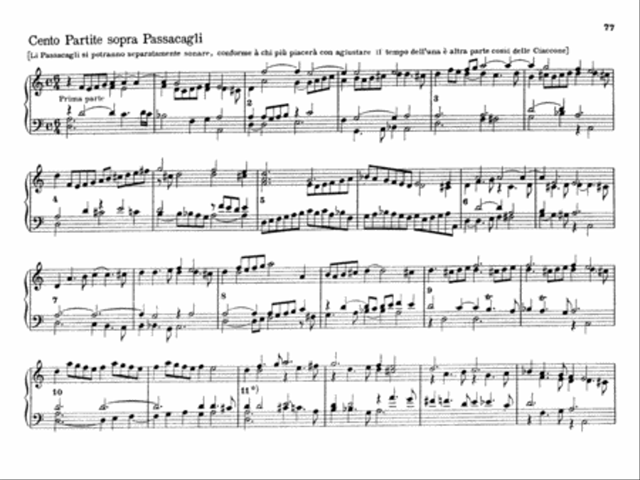 Frescobaldi: First Book of Toccatas and Partitas for Organ or Cembalo (Volume I) Organ scores gallery preview page 1
