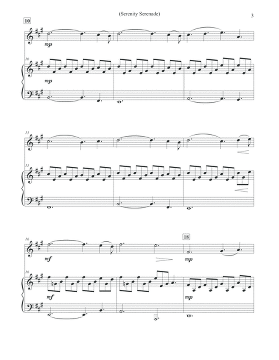 Serenity Serenade - Violin & Piano image number null