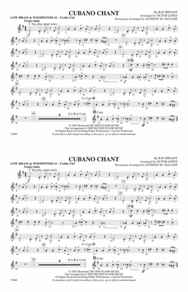 Cubano Chant: Low Brass & Woodwinds #1 - Treble Clef