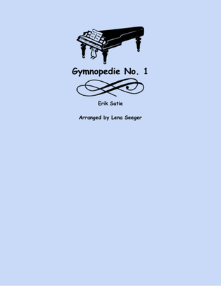 Book cover for Gymnopedie No. 1 (violin duet)