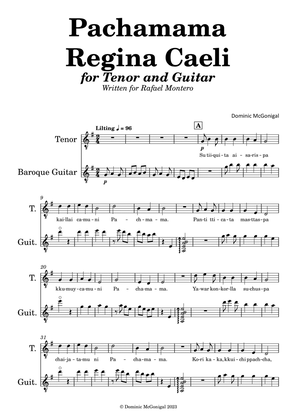 Pachamama Regina Caeli (tenor, baroque guitar)