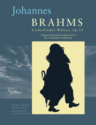 Book cover for Liebeslieder-Walzer, op. 52 - Full Score