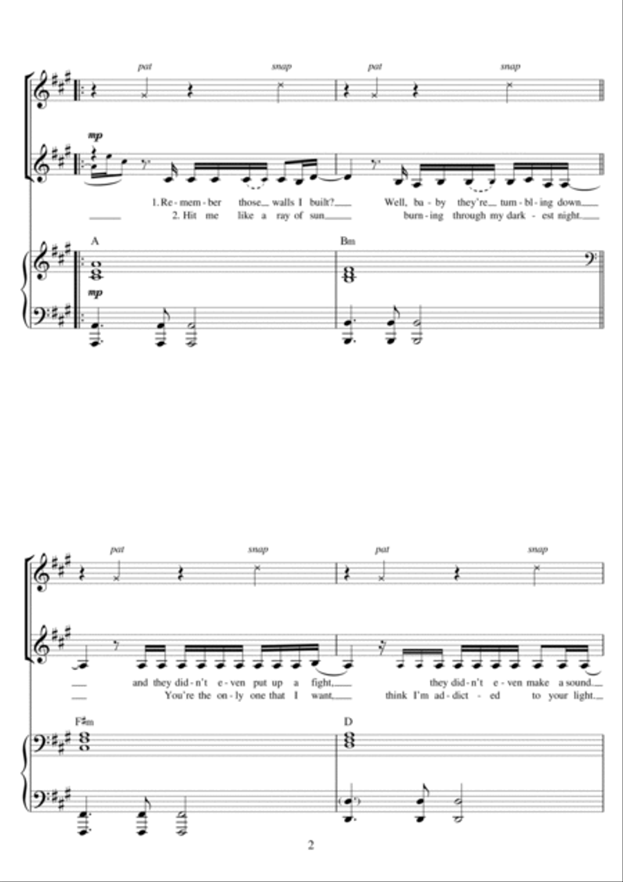 Halo (arr. Rick Hein) 2-Part scores gallery preview page 2