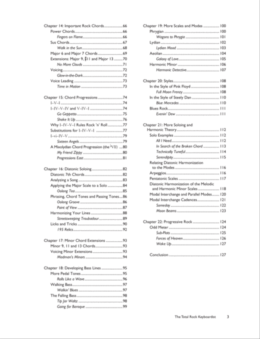 The Total Rock Keyboardist Piano scores gallery preview page 3