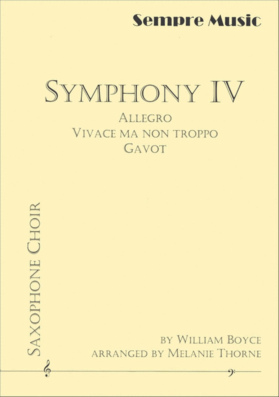 Symphony IV Chamber Music scores gallery preview page 1