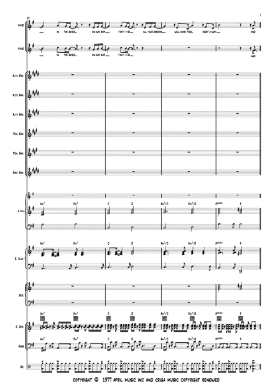 Fantasy Jazz Ensemble scores gallery preview page 5