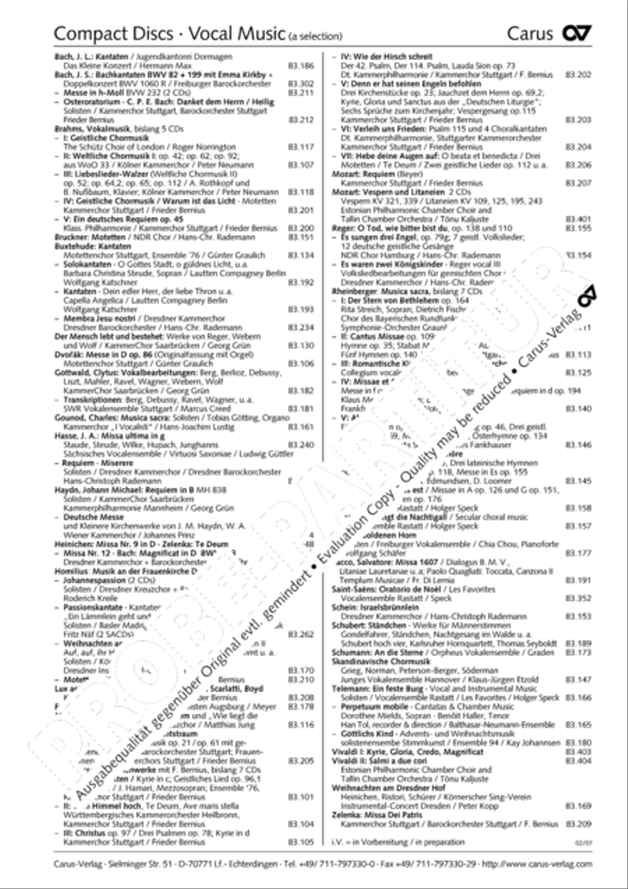 Missa brevis Missa brevis Choir scores gallery preview page 13