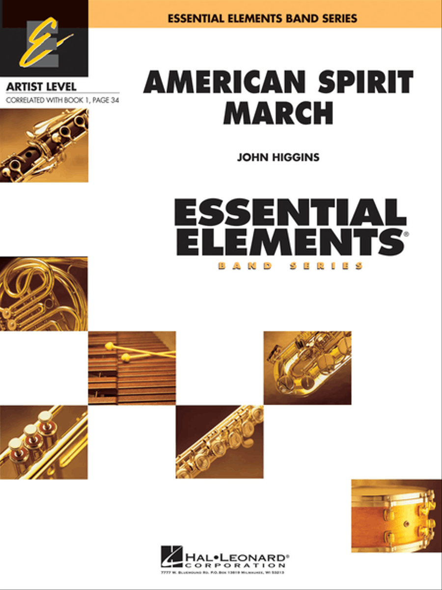 American Spirit March Concert Band scores gallery preview page 1