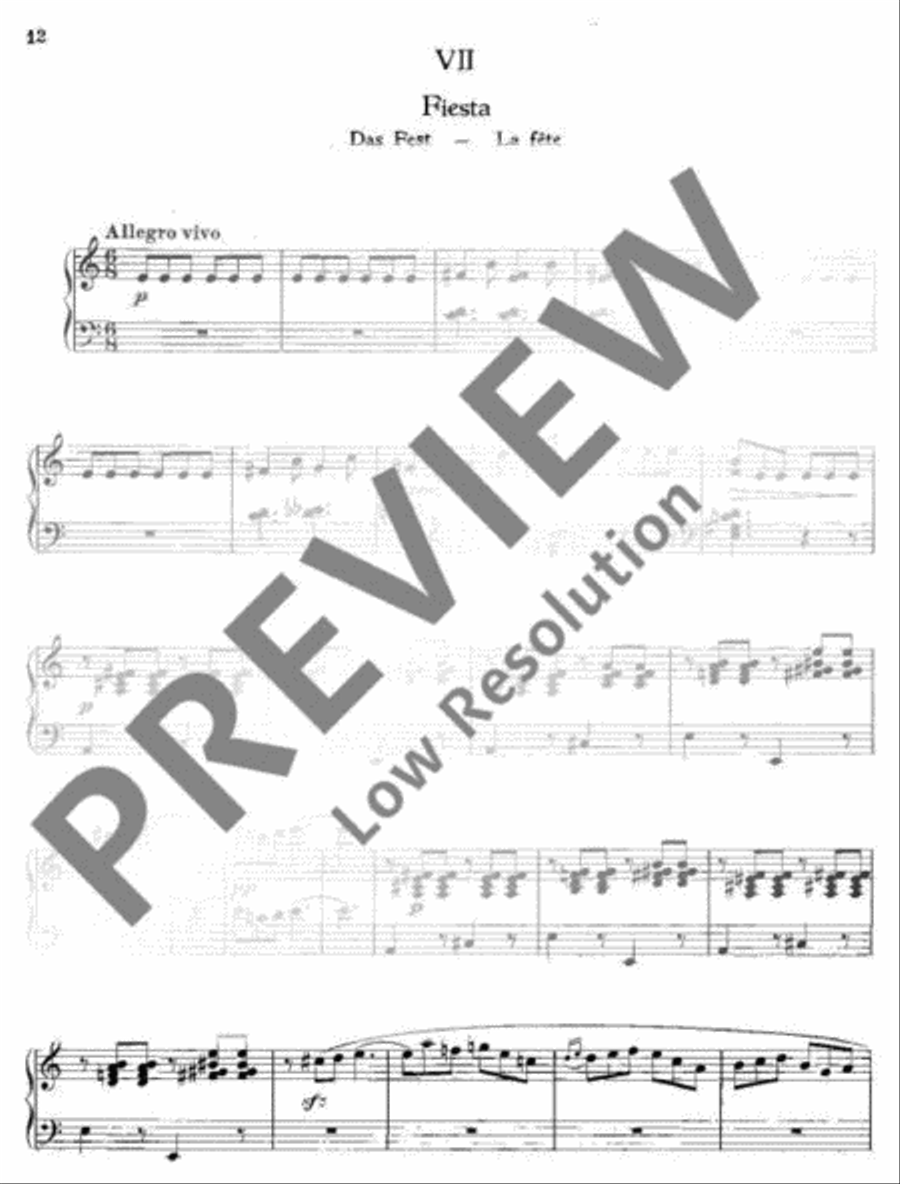 Miniatures Piano Solo scores gallery preview page 13