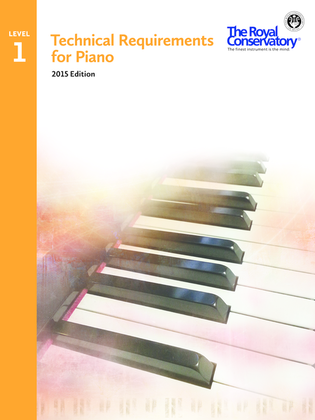 Book cover for Technical Requirements for Piano Level 1