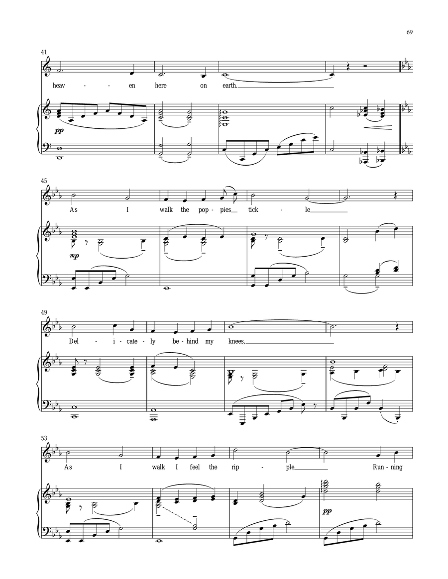 One From The Meadow One From The Meadow Voice scores gallery preview page 3