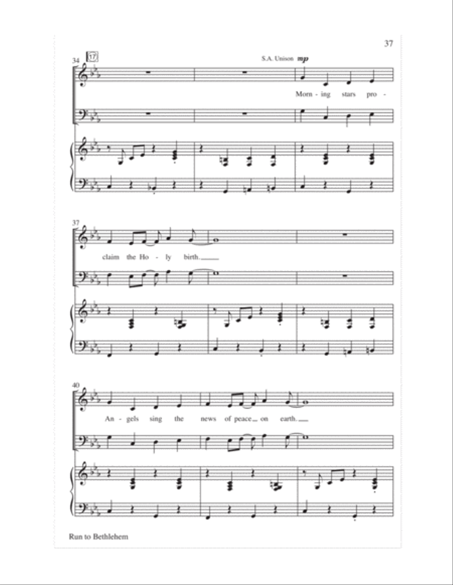 Sing with the Angels!- Score 4-Part scores gallery preview page 40