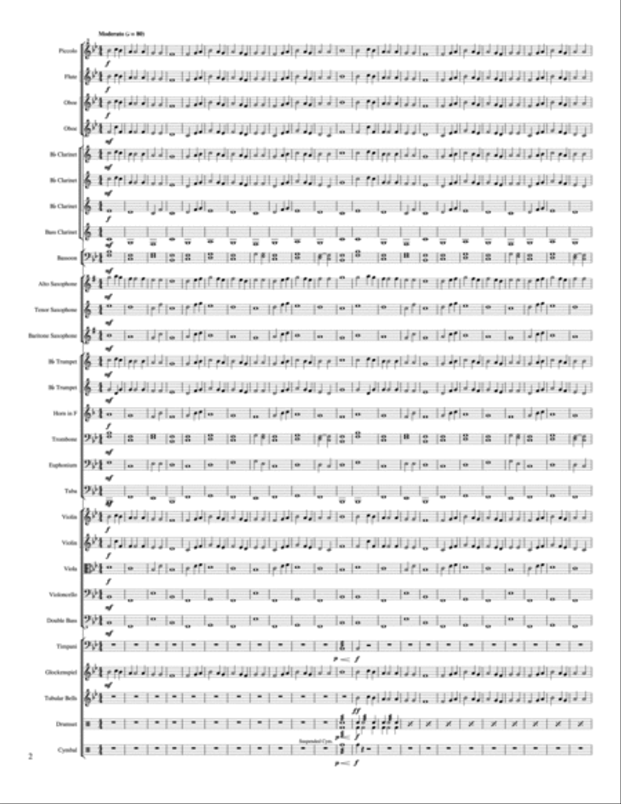 Amo Per Lei Concert Band scores gallery preview page 2