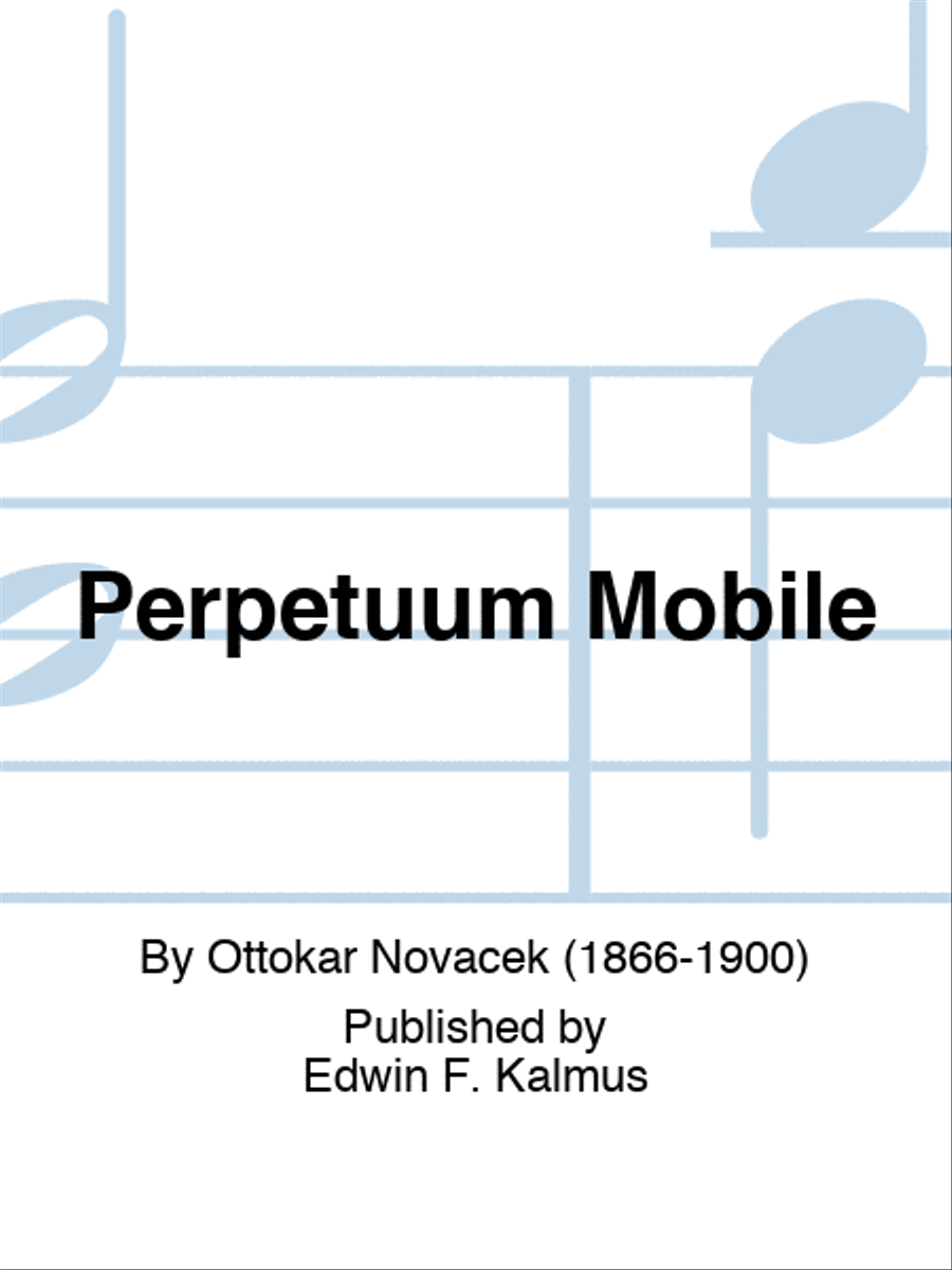 Perpetuum Mobile Violin Solo scores gallery preview page 1