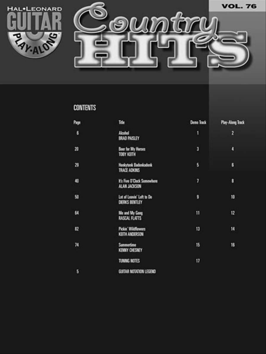 Country Hits - 2nd Edition Electric Guitar scores gallery preview page 3
