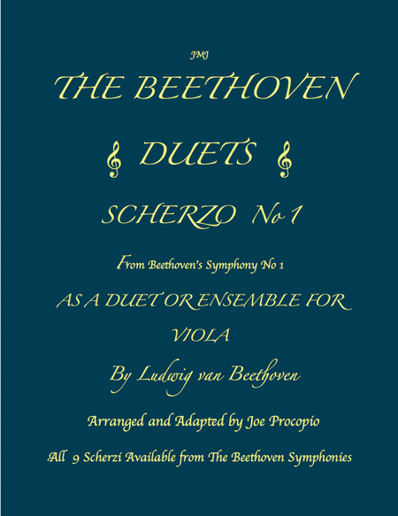 THE BEETHOVEN DUETS FOR VIOLA SCHERZO NO 1 image number null