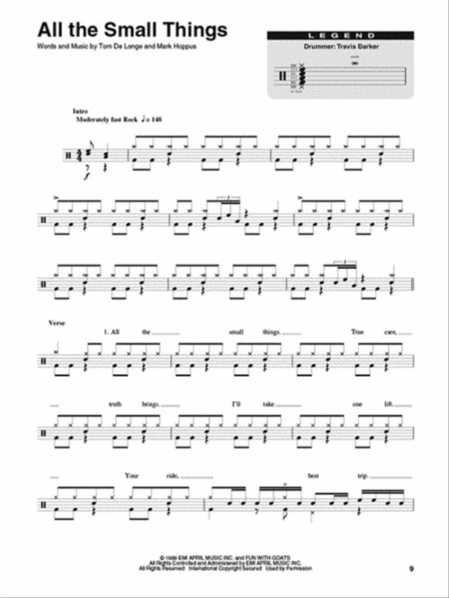 blink-182 Drums scores gallery preview page 3