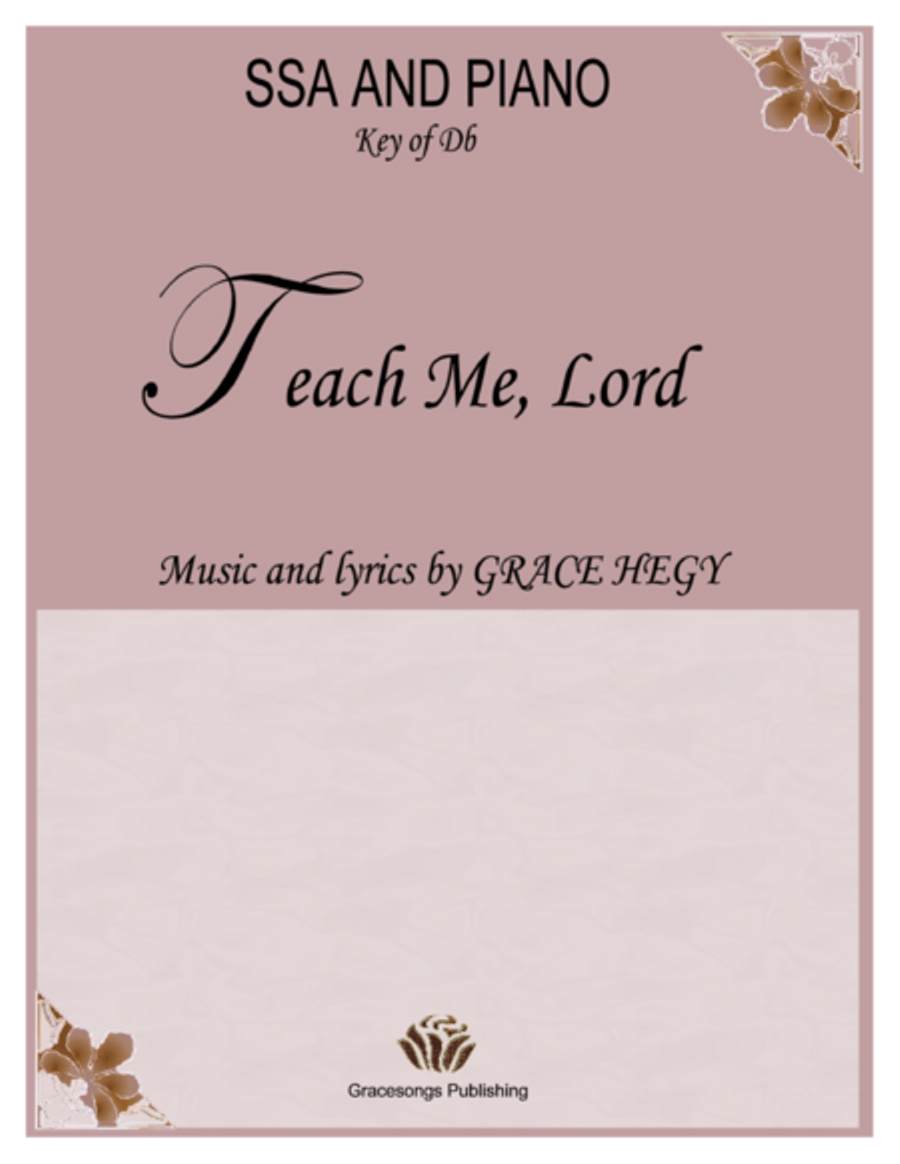 Teach Me, Lord SSA scores gallery preview page 1