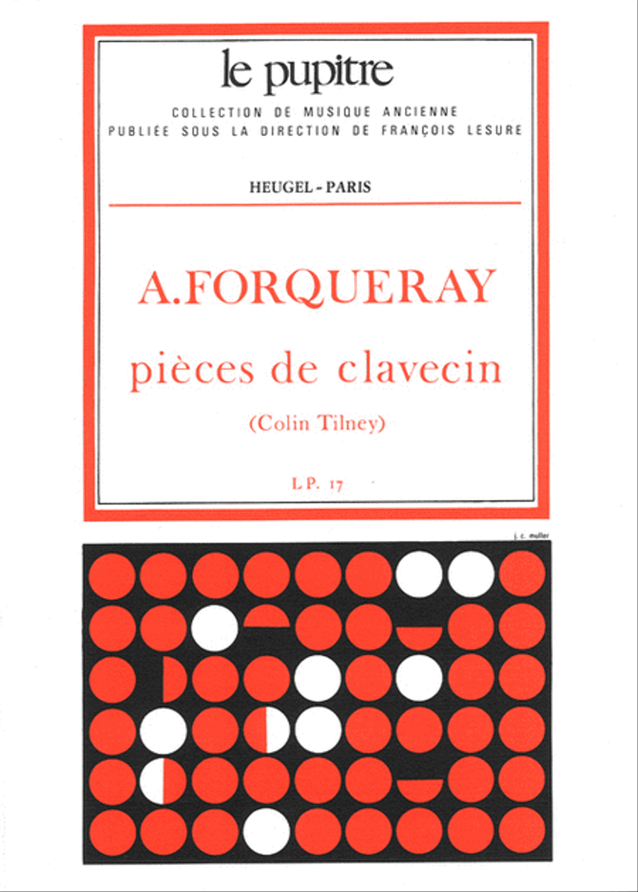 Antoine Forqueray: Pièces De Clavecin (Lp17) Harpsichord scores gallery preview page 1