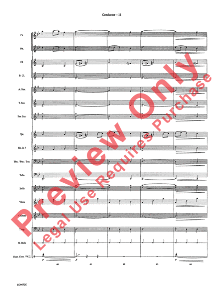 Ukrainian Bell Carol Ukrainian Bell Carol Concert Band scores gallery preview page 14