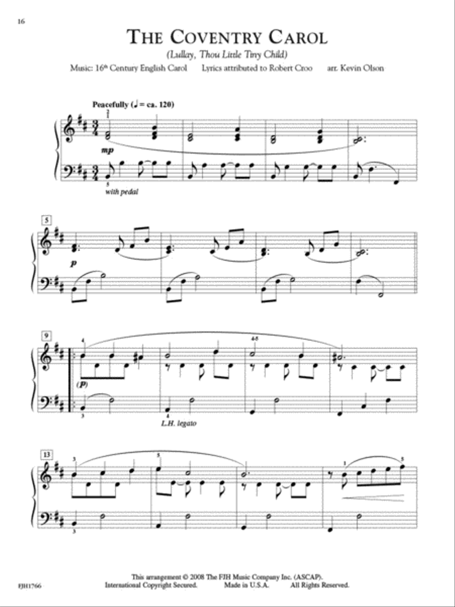 In Recital with Popular Christmas Music, Book 6 Piano Method scores gallery preview page 4