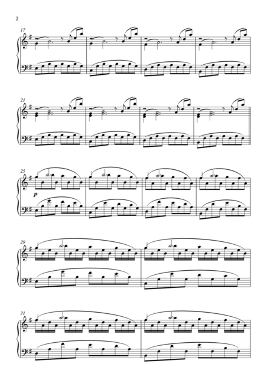 Respiração Piano Solo scores gallery preview page 2
