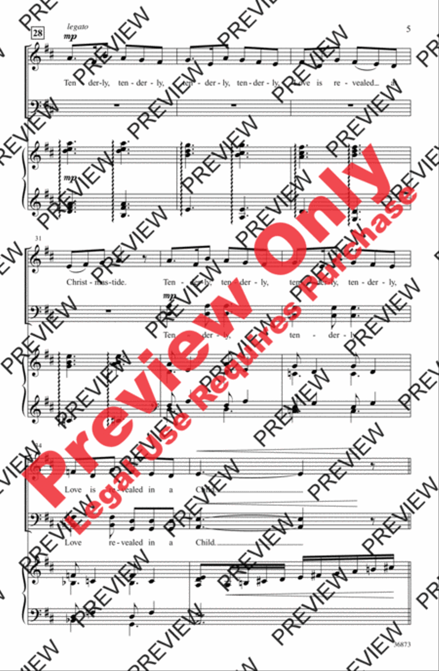 Christmastide 4-Part scores gallery preview page 5