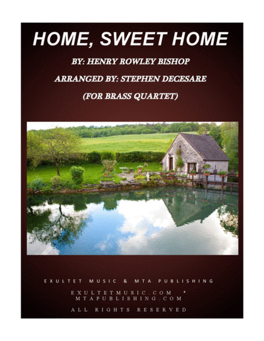 Home, Sweet Home (for Brass Quartet) image number null