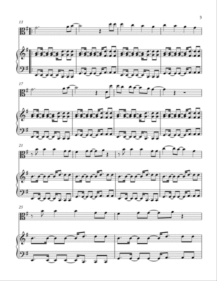 We Found Love We Found Love Viola scores gallery preview page 3