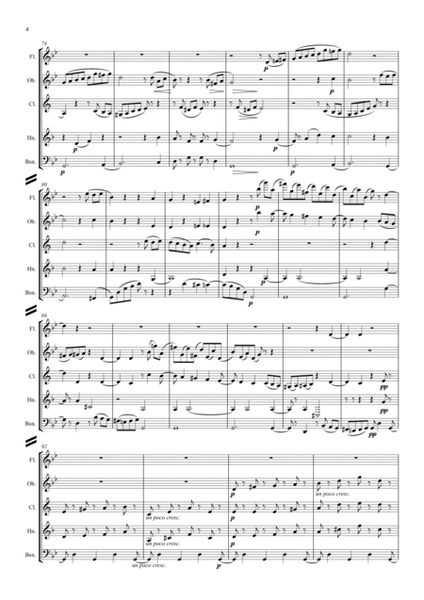 Tchaikovsky: The Seasons Op.37a “Summer” (Jun, Jul, Aug) - wind quintet image number null