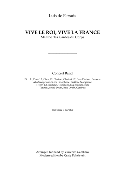 Vive Le Roi, Vive La France image number null
