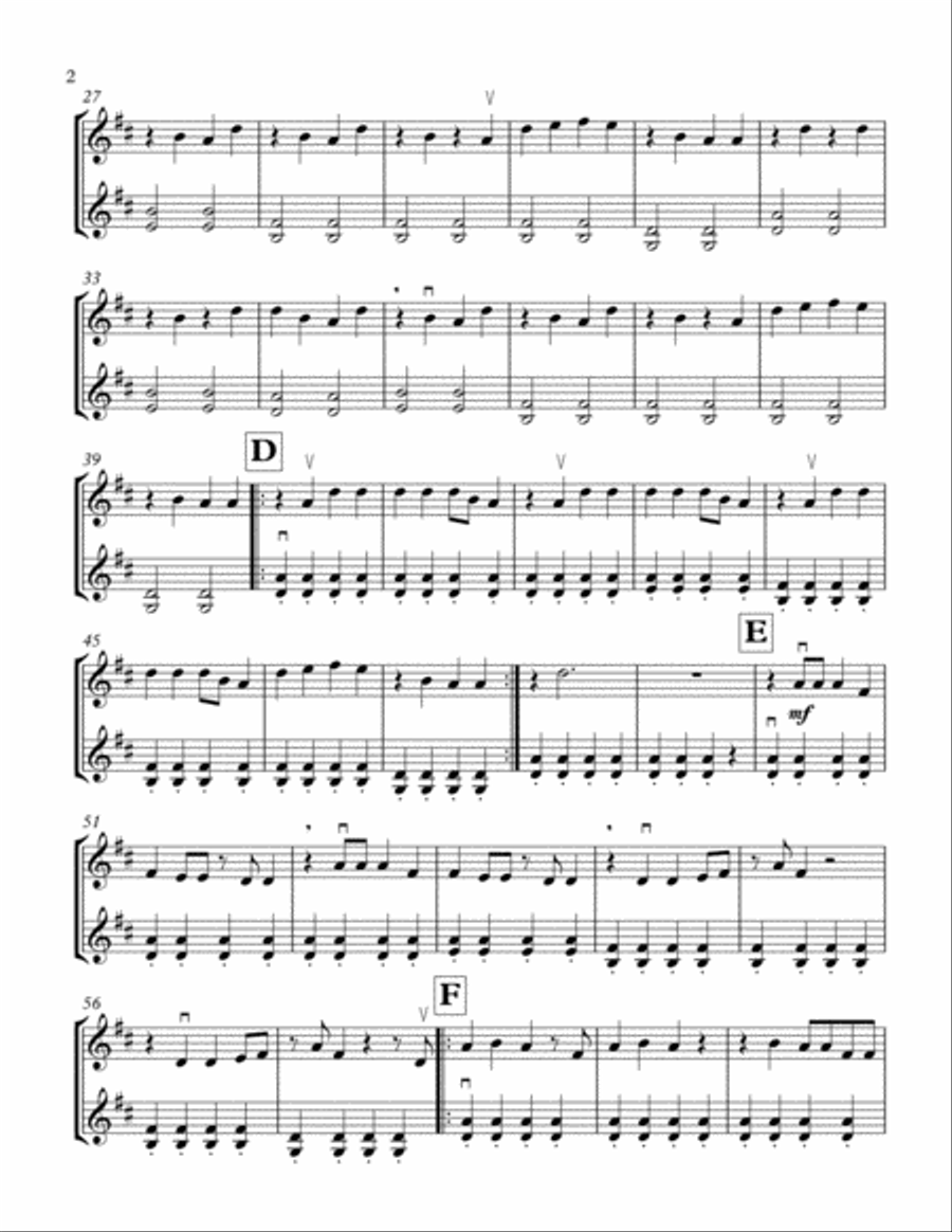 Roar Roar String Duet scores gallery preview page 3